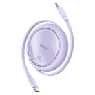 Baseus Free2Draw USB-C - USB-C kábel, PD, 100 W, 1 m (lila)