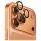 iPhone 17 Pro / iPhone 17 Pro Max Uniq Optix Alumínium Kamera Lencsevédő Applikátorral - Réz, üvegfólia