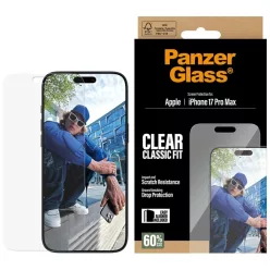   iPhone 17 Pro Max PanzerGlass Classic Fit EasyAligner edzett üveg üvegfólia