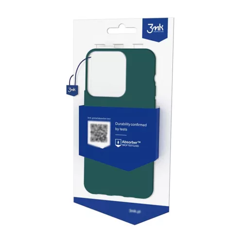 iPhone 14 Pro Max 3MK matt szilikon tok zöld