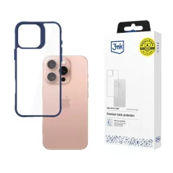   3mk Satin Armor Case+ Kék tok Apple iPhone 16 Pro - áttetsző