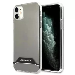   AMG Electroplate Black & White tok iPhone 11 / XR 6.1" - Átlátszó