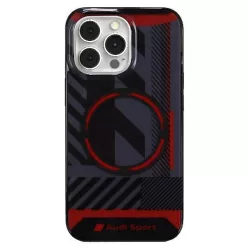 iPhone 13 Pro Max Fekete Audi IML Sport MagSafe tok