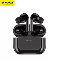   Bluetooth 5.0 TWS Fülhallgató + AWEI Dokkolóállomás (T29) fekete