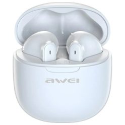   AWEI Bluetooth 5.3 T68 ENCTWS fülhallgató + dokkolóállomás fehér