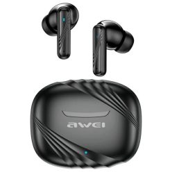   AWEI Bluetooth fülhallgató 5.3 TA6 ANC+ töltőállomás fekete