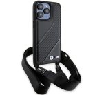 iPhone 15 Pro Max BMW M Edition Carbon Stripe & Strap tok - fekete