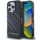 iPhone 16 Pro Fekete BMW Motosport IML Random Stripes tok