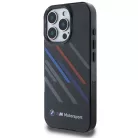 iPhone 16 Pro Fekete BMW Motosport IML Random Stripes tok