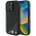 iPhone 16 Pro BMW M Perforated Tricolor Line MagSafe tok - Fekete