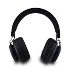 Vezeték nélküli Fejhallgató DKNY PU Leather Stack Logo Fekete