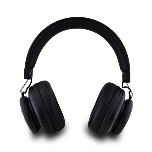 Vezeték nélküli Fejhallgató DKNY PU Leather Stack Logo Fekete