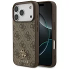 iPhone 17 Pro Guess 4G Small Classic Logo MagSafe barna tok