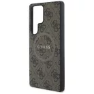 GUESS tok Samsung Galaxy S25 Ultra GUHMS25LG4GFRW (Mágneses PU 4G Gyűrű Klasszikus Logó) barna