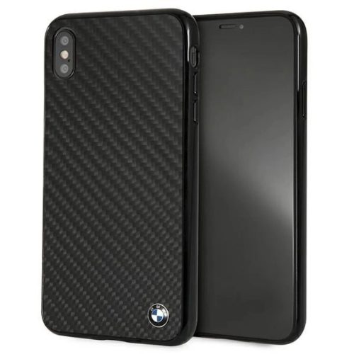 iPhone Xs Max Fekete BMW Signature Carbon fliptok