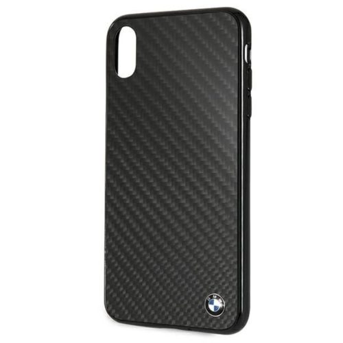 iPhone Xs Max Fekete BMW Signature Carbon fliptok