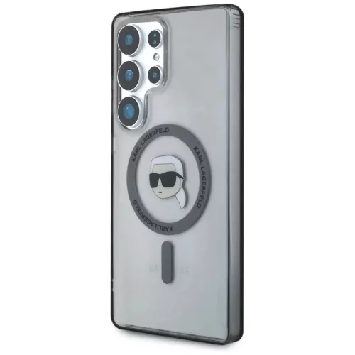 Karl Lagerfeld Button Karl Head Printed Logo MagSafe Samsung Galaxy S25 Ultra tok