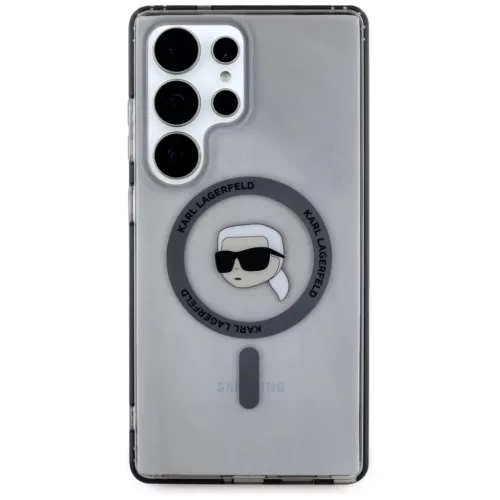 Karl Lagerfeld Button Karl Head Printed Logo MagSafe Samsung Galaxy S25 Ultra tok