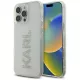 iPhone 16 Pro Átlátszó Logó Karl Lagerfeld IML Strasszkövek tok (KLHCP16LHKLSTDCT)