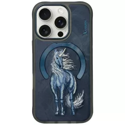   Nimmy Mágneses Fantasy Állatos MagSafe tok iPhone 16 Pro-hoz - Kék