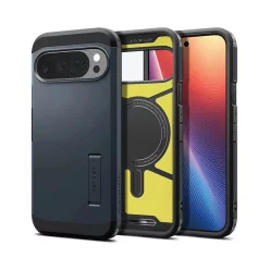   Google Pixel 10 Pro XL Metal Slate Spigen Tough Armor MagSafe tok