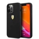 Ferrari FESSIHMP13XBK iPhone 13 Pro Max 6.7" fekete/fekete kemény tok szilikon MagSafe tok