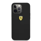Ferrari FESSIHMP13XBK iPhone 13 Pro Max 6.7" fekete/fekete kemény tok szilikon MagSafe tok