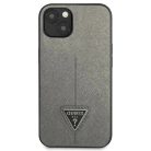 Guess GUHCP14MPSATLG iPhone 14 Plus 6.7" ezüst/ezüst kemény tok SaffianoTriangle Logo tok