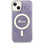 Guess GUHMP14MH4STU iPhone 14 Plus 6.7" lila/lila keménytok 4G MagSafe tok