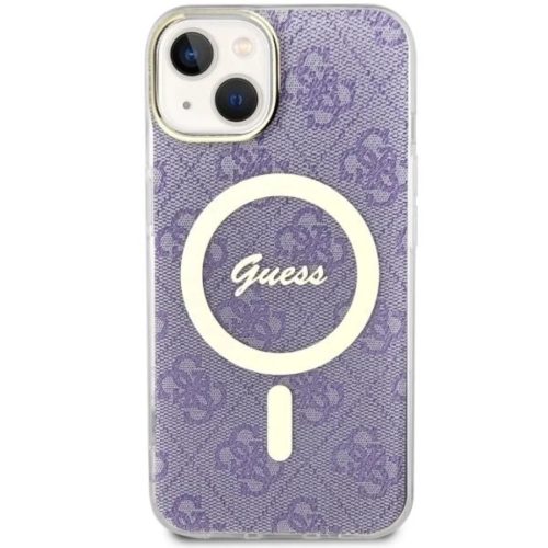 Guess GUHMP14MH4STU iPhone 14 Plus 6.7" lila/lila keménytok 4G MagSafe tok