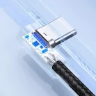 Ugreen 90° szögben hajlított kábel USB C - USB 2.0 480Mbps 3A 3m fekete (US176)