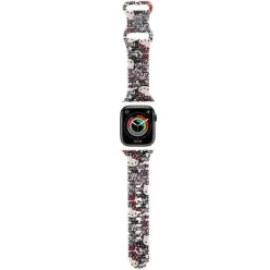   Apple Watch 38/40/41mm bézs Hello Kitty Szilikon Graffiti szíj