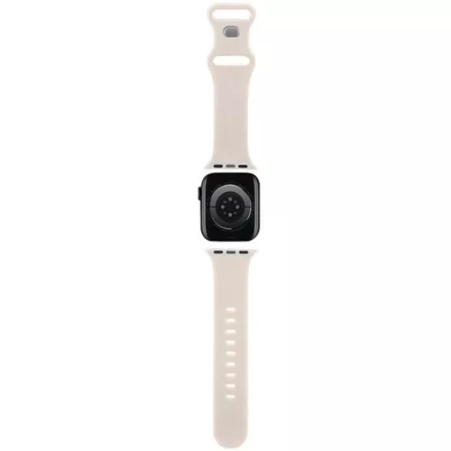 Apple Watch 38/40/41mm bézs Hello Kitty Szilikon Graffiti szíj