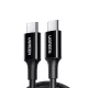 Ugreen US300 USB-C / USB-C 480Mb/s 5A 2m kábel - fekete,