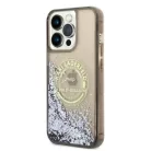 Karl Lagerfeld Liquid Glitter RSG tok iPhone 14 Pro Max - fekete