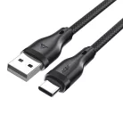 Acefast C8-04 USB-A / USB-C 3A kábel - fekete