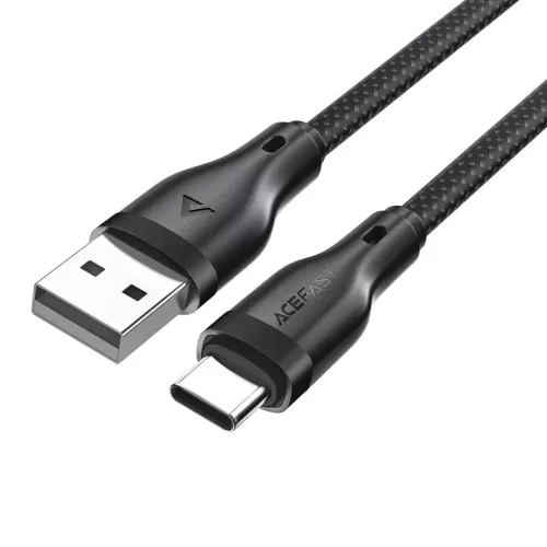 Acefast C8-04 USB-A / USB-C 3A kábel - fekete