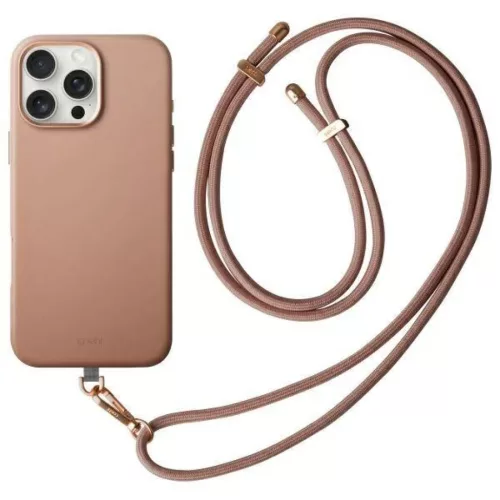 IPHONE 16 PRO UNIQ Coehl Muse Mágneses Töltő Tok Dusty Nude barna tok