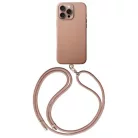 IPHONE 16 PRO UNIQ Coehl Muse Mágneses Töltő Tok Dusty Nude barna tok