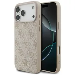 iPhone 17 Pro Max Guess 4G Classic rózsaszín tok