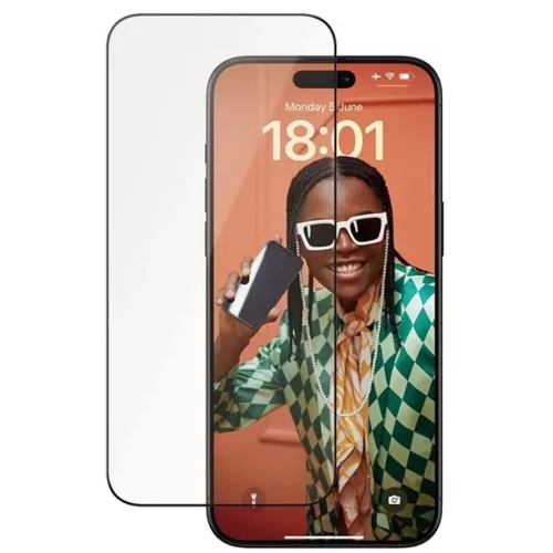 PanzerGlass Ceramic Protection kerámia üvegfólia iPhone 15 Pro Max pozicionálóval