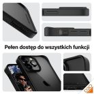 PanzerGlass ClearCase tok iPhone 15 Pro Max készülékhez katonai minősítéssel - Átlátszó és fekete