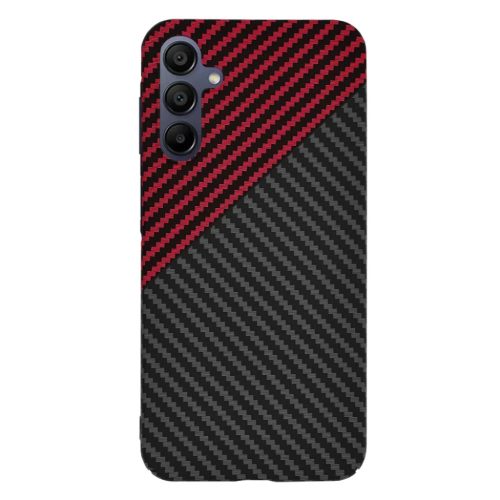 Techsuit - Carbonite FiberShell - Samsung Galaxy A15 4G / A15 5G - Piros Vortex tok