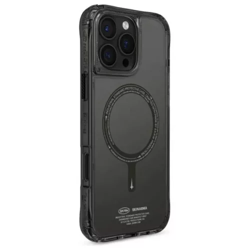 Skinarma fliptok Saido iPhone 16 Pro 6.3" Mágneses Töltés fekete tok