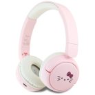 Hello Kitty Rózsaszín arc logó Bluetooth on-ear fejhallgató