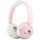 Hello Kitty Rózsaszín arc logó Bluetooth on-ear fejhallgató