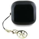 Guess Glossy Effect Printed Classic Logo & Charm TWS fülhallgató - fekete