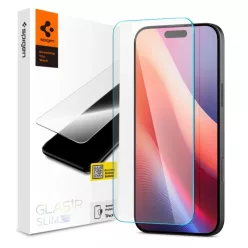   SPIGEN GLAS.TR SLIM EDZETT ÜVEG IPHONE 15 / 16 ÁTLÁTSZÓ üvegfólia
