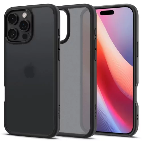 Iphone 16 Pro Fekete Frost Spigen Ultra Hybrid Tok