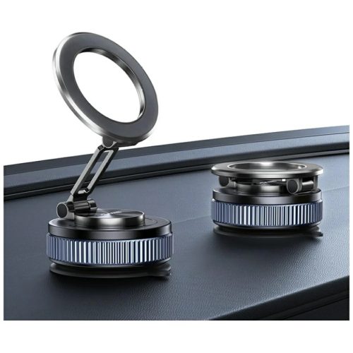 USAMS ZJ084 mágneses telefontartó sötét titán